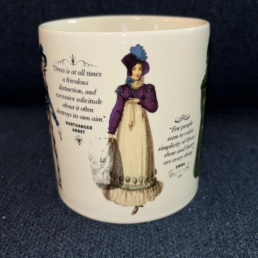 The Unemployed Philosophers Guild Jane Austen Regency Finery Heat-Changing Mug - Picture 2 of 8